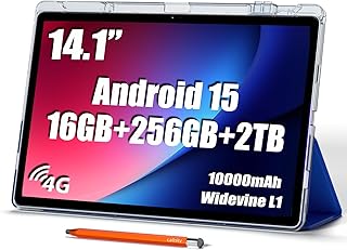 14 inch Large Screen Tablet, Android 15 Tablet…