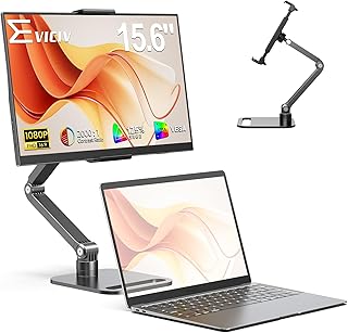 EVICIV Portable Monitor 15.6", 125% sRGB 1080P…