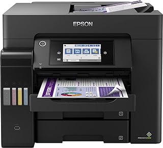 Compare EPSON EcoTank L6570 Office ink tank printer A4 colour 4in1 printer with ADF, WiFi and Smart Panel Connectivity and LCD screen at KSA Price