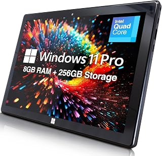 Compare Fusion5 10.1" Windows 11 Full HD Tablet PC  FWIN232 PRO N5 Ultra Slim Tablet Computer  8GB RAM, 256GB SSD Storage, N100 QuadCore CPU, 10 Inch, 5G WiFi, HD Webcam, Micro HDMI, Expandable Storage at KSA Price
