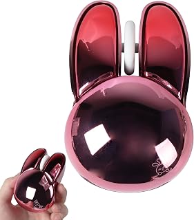 Compare Wireless Mouse Bluetooth Cute Bunny DualMode Computer Mouse Portable Small 2.4G Optical Mouse with USB Receiver Silent Red Kawaii Rabbit Cordless Mouse for Laptop PC Computer Desktop iPad Macbook at KSA Price