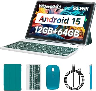 Tablet with Keyboard, 2026 Latest 10.1 inch 2 in…