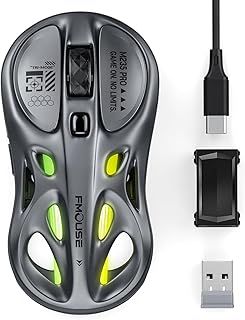 Tri-Mode Wireless Mouse (2.4G/Bluetooth/Wired), Ergonomic,…