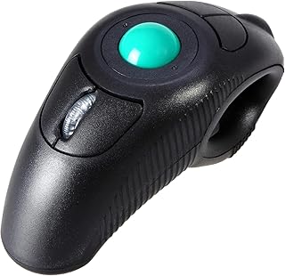 Compare EIGIIS 2.4G Ergonomic Trackball Handheld Finger USB Mouse Wireless Optical Travel DPI Mice for PC Laptop Mac Left and Right Handed at KSA Price