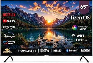NIKAI 65" UHD 4K Smart TV TIZEN OS,…
