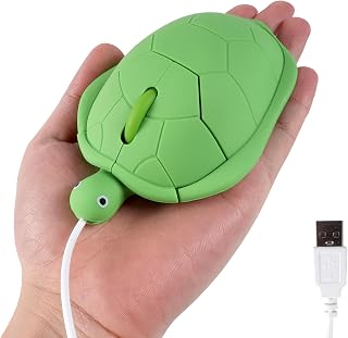 Wired Mouse Cute Small Animal Turtle Shape Computer…