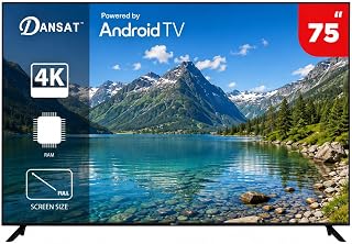 DANSAT 75 inch Android 11 Smart LED TV,…