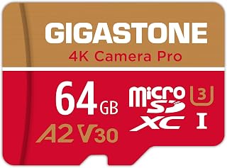 [5-Yrs Free Data Recovery] Gigastone 64GB Micro SD…