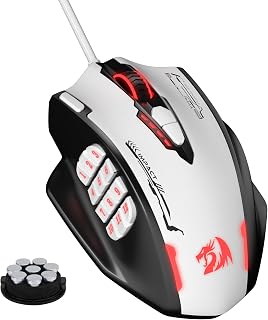 Redragon M908WB Gaming Mouse MMO Wired 24000 DPI…