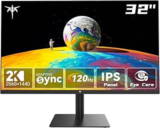 Compare KTC 32 Inch 2K Monitor, 120 Hz, 1440P IPS Computer Monitor for Office Gaming at KSA Price