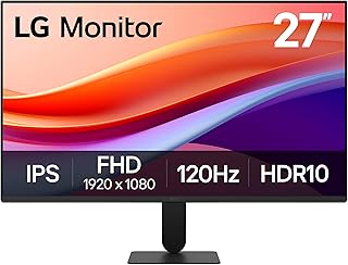 Compare LG 27U411AB 27inch Full HD 1920 x 1080 IPS Computer Monitor, 120Hz, HDR10, Reader Mode, Flicker Safe, HDMI, Slim Stand Base, Black at KSA Price