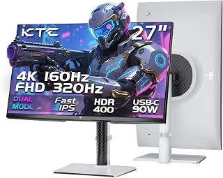 KTC 27 Inch 4K Gaming Monitor, Dual Mode…