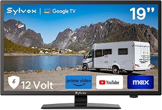 SYLVOX 19-Inch RV TV, 12 Volt Smart TV with Google…