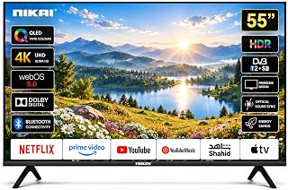 Nikai 55 Inch QLED 4K UHD WebOS Smart TV…