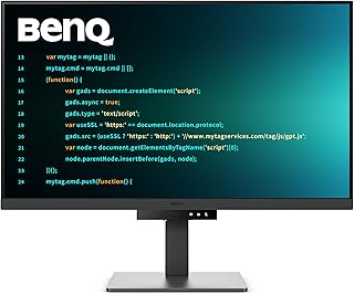 Compare BenQ RD320U 32” 4K 3840x2160 Programming Monitor with 2000:1 Contrast Ratio, Nano Matte Panel, Backlight, 90W USBC, Coding Modes, Night Hours Protection, Ergonomic Design, and EyeCare Technology at KSA Price