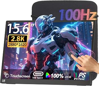 15.6 Inch 2.5K Touchscreen Monitor, FHD 2880 x…