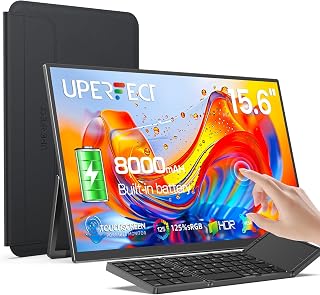 UPERFECT 15.6 Inch Touchscreen Monitor with 8000 mAh…