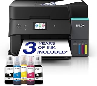 Compare EcoTank ET4950 A4 Multifunction WiFi & AirPrint Ink Tank Printer with ADF, Duplex Print, Scan, Copy & Fax, Up To 3 Years Of Ink Included at KSA Price