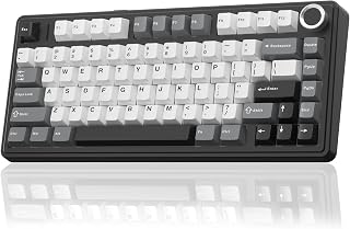Compare Aula F75 HE Wireless Gaming Keyboard Hall Effect Magnetic Switch Keyboard | 75% Gaming Keyboard with Rapid Trigger, 8K Polling, 0.01mm RT Adjustable Actuation, RGB Backlit, HotSwap Keyboard for Gamer at KSA Price