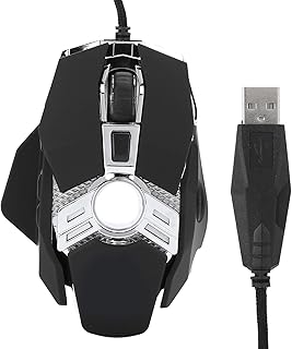 Compare Wired Gaming Mouse  RGB 7 Buttons USB Computer Mouse  With 6400 DPI  for LaptopDesktopPC at KSA Price