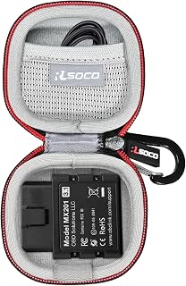 Compare RLSOCO Carrying Case for Veepeak OBDCheck BLE & OBDLink MX+CX Bimmercode Bluetooth OBD II Scanner Case Only at KSA Price