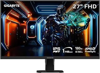 Compare GIGABYTE GS27F Advanced  27" IPS Gaming Monitor  FHD 1920x1080180HzOC 190Hz  1ms MPRT  AMD FreeSync  HDMI, DP  Black GS27F A US at KSA Price