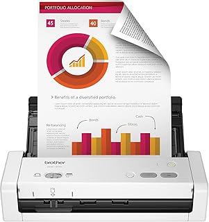 Compare Brother EasytoUse Compact Desktop Scanner, ADS1200, Fast Scan Speeds, Ideal for Home, Home Office or OnTheGo Professionals at KSA Price
