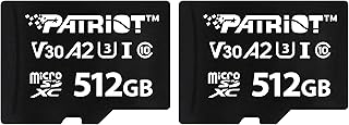 Patriot VX Series 512GB Micro SDXC V30 A2…