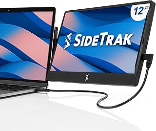 Compare SideTrak New Swivel Attachable Portable Monitor for Laptop 12.5” FHD IPS Rotating Dual Laptop Screen | Mac, PC, Chrome OS Compatible | All Laptop Sizes | Powered by DisplayPort USBC or Mini HDMI at KSA Price