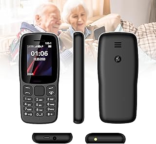 Compare Basic Mobile Phones for the Elderly and Kids, Unlocked Dumb Phones, Cell Phones Without Internet  with Big Buttons, MP3, MP4, Camera, Flashlight, SOS,Black at KSA Price