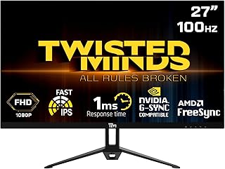 Twisted Minds 27 Inch Display Fast IPS Gaming…