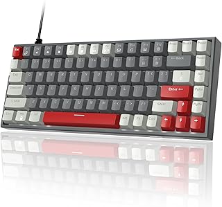 MageGee 75% Mechanical Keyboard, Wired Gaming Keyboard…
