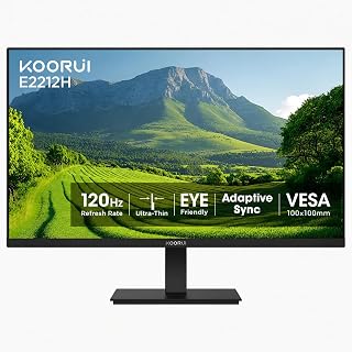 Compare KOORUI E2212H 22 Inch,FHD,120Hz, VA Panel,Business Monitor, 99% sRGB, 3000:1 Contrast, VESA Mount, HDMIVGA, Eye Care  Ideal for Office & Entertainment at KSA Price