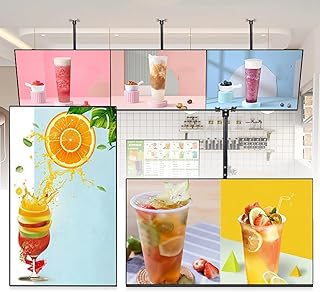 Compare Suspended Digital Signage Player, Digital Signage Display, Slim LED Programmable Sign with Smart Split Screen, 1GB+32GB, WifiHDMIUSBRJ45 32in at KSA Price
