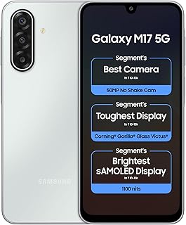 Samsung Galaxy M17 5G (Moonlight Silver, 6GB…
