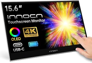 Compare INNOCN Pu15Pre 15.6 Inch 4K OLED Touch Screen Portable Monitor, USB Type C, Hdmi, External Monitor with Battery for Laptop, PC, Mac, Tablet, Ps4, Xbox, Switch at KSA Price