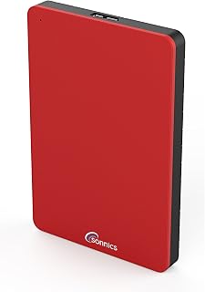 Compare Sonnics 750GB Red External Portable Hard drive USB 3.0 super fast transfer speed for use with Windows PC, Apple Mac, Smart tv, XBOX ONE & PS4 at KSA Price