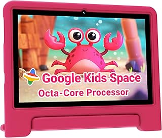 Compare Kids Tablet 10 inch, Upgraded Android 14 Tablet for Kids Ages 312, OctaCore Tablets with Case, 64GB StorageTF Expand 1TB, PreInstalled Google Kids Space, Parental Control Candy Pink at KSA Price