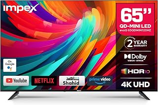 IMPEX 65 Inch Google TV QD Mini LED 4K…