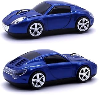 Compare UrChoiceLtd 2.4GHz Wireless 3D Sports Car Shaped Computer MouseBlue at KSA Price