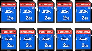 INDMEM 2GB SD Card, 10 Packs Class 4 2GB…