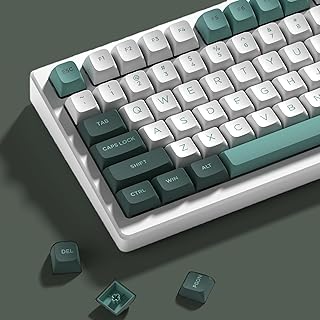 Compare dagaladoo Double Shot PBT keycaps,Custom Keyboard keycaps,WhiteGreen keycaps 75 persent,ISA Profile Keycaps for MX Switches Mechanical Keyboard189key,only keycaps at KSA Price