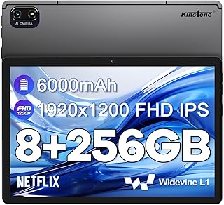 Kinstone 10.1 Inch Android Gaming Tablet, 8GB RAM…