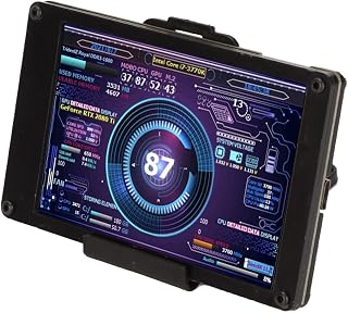 Compare Computer Temp Monitor, 3.5 Inch IPS Screen PC CPU Data Monitor Customizable Layout Theme Editor Adjustable Brightness RAM Monitor for GPU RAM Internet Weather at KSA Price