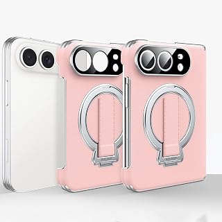 Compare Case for iPhone Duo, PU Leather With Stand Wrist Strap Hinge Protection at KSA Price