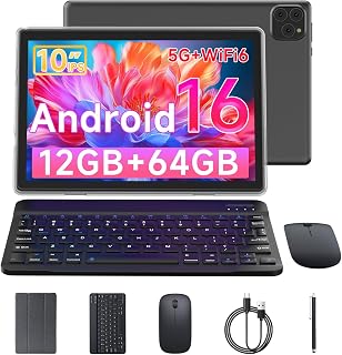 Tablet Android 16 10 Inch 12GB RAM+64GB ROM/…
