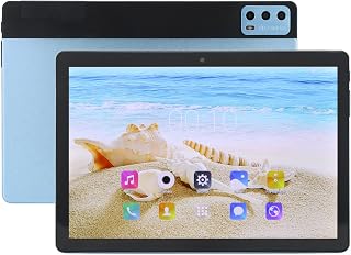 Compare 10 Inch Tablets WiFi 4GB RAM 128GB ROM, 6000mAh Battery Tablet PC IPS HD Display, Dual Camera, Octa Core, WiFi Tablet for Kids, Office Tablet, Blue at KSA Price