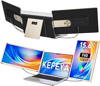 KEFEYA Laptop Screen Extender 15.6", FHD 1080P…