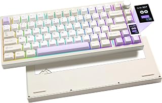 Compare YUNZII AL80 75% Wireless Aluminum Mechanical KeyboardBeige, Gateron Zero at KSA Price
