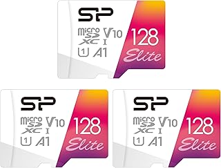 Compare Silicon Power 3Pack 128GB Elite UHSI microSDXC Memory Card with SD Adapter at KSA Price